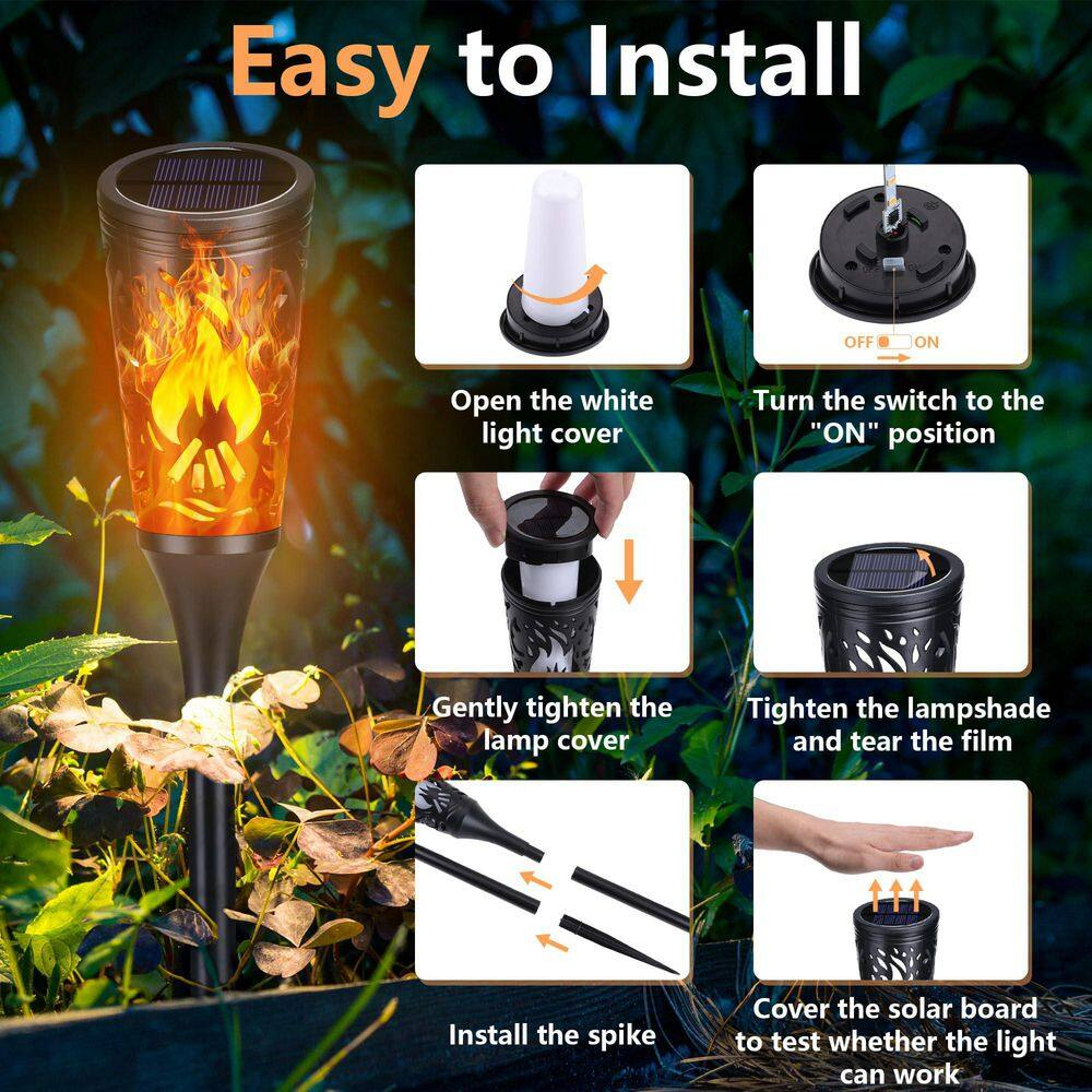 Peony Solar 12 Lumens Bronze LED round Outdoor Weather Resistant Bollard Path Light (2-Pack)
