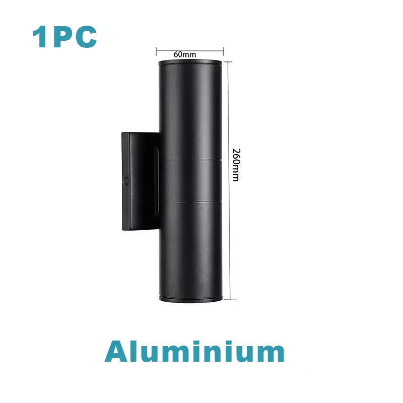Wall Lamp E27 Bulb Modern Room Wall Decor Lights Garden Lights Outdoor Balcony Led Lights Street Lights Double Head Indoor Lamp