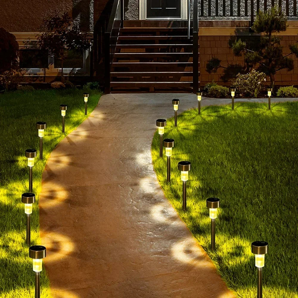 Outdoor Solar Landscape Lawn Lights Garden Lights Waterproof Decoration Lights for Pathways Patio Yards Lawns Walkways