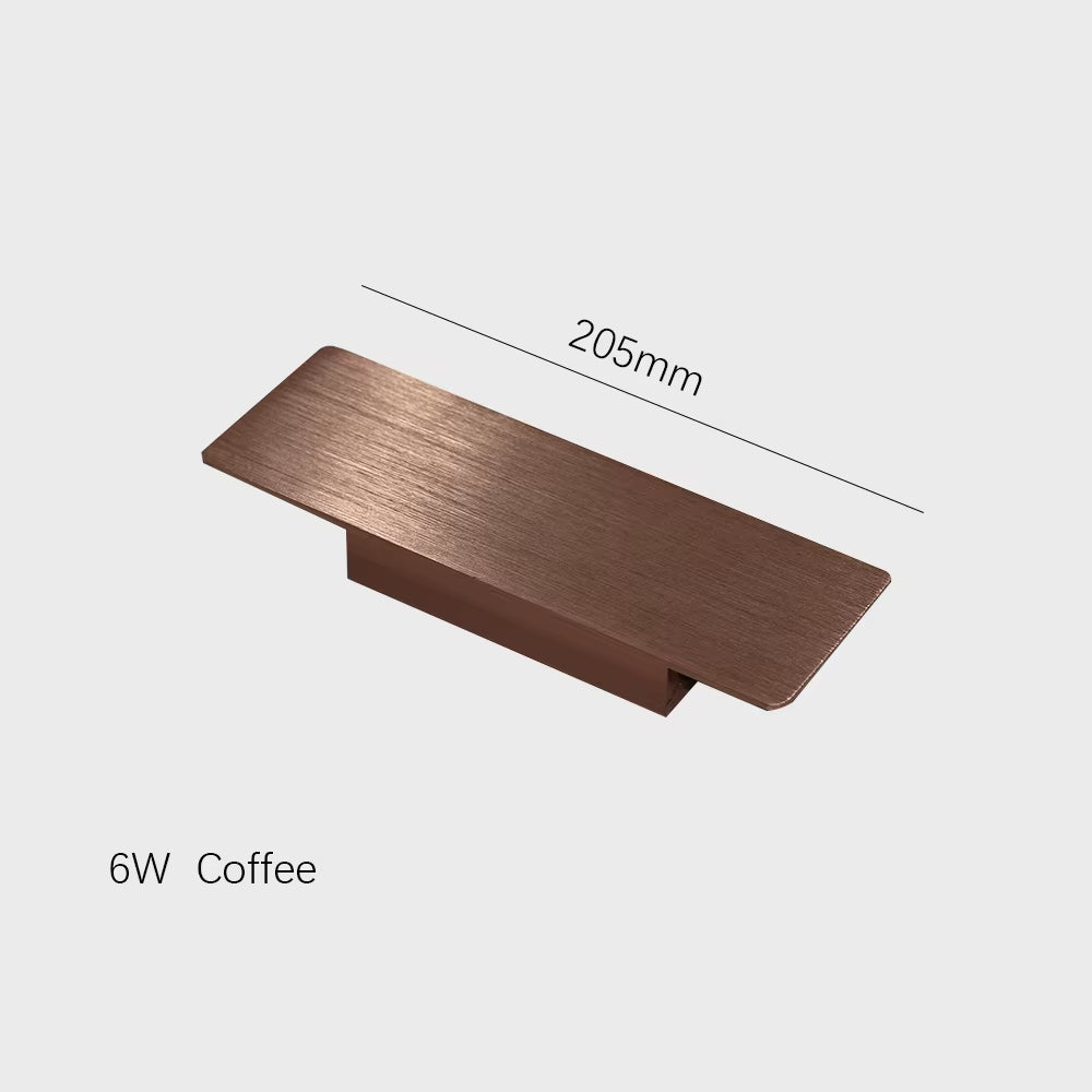 Modern Simple 6W LED Indoor Wall Lamp Bedroom Living Room Home Lighting Aisle Corridor Decoration Aluminum Wall Light AC85-265V