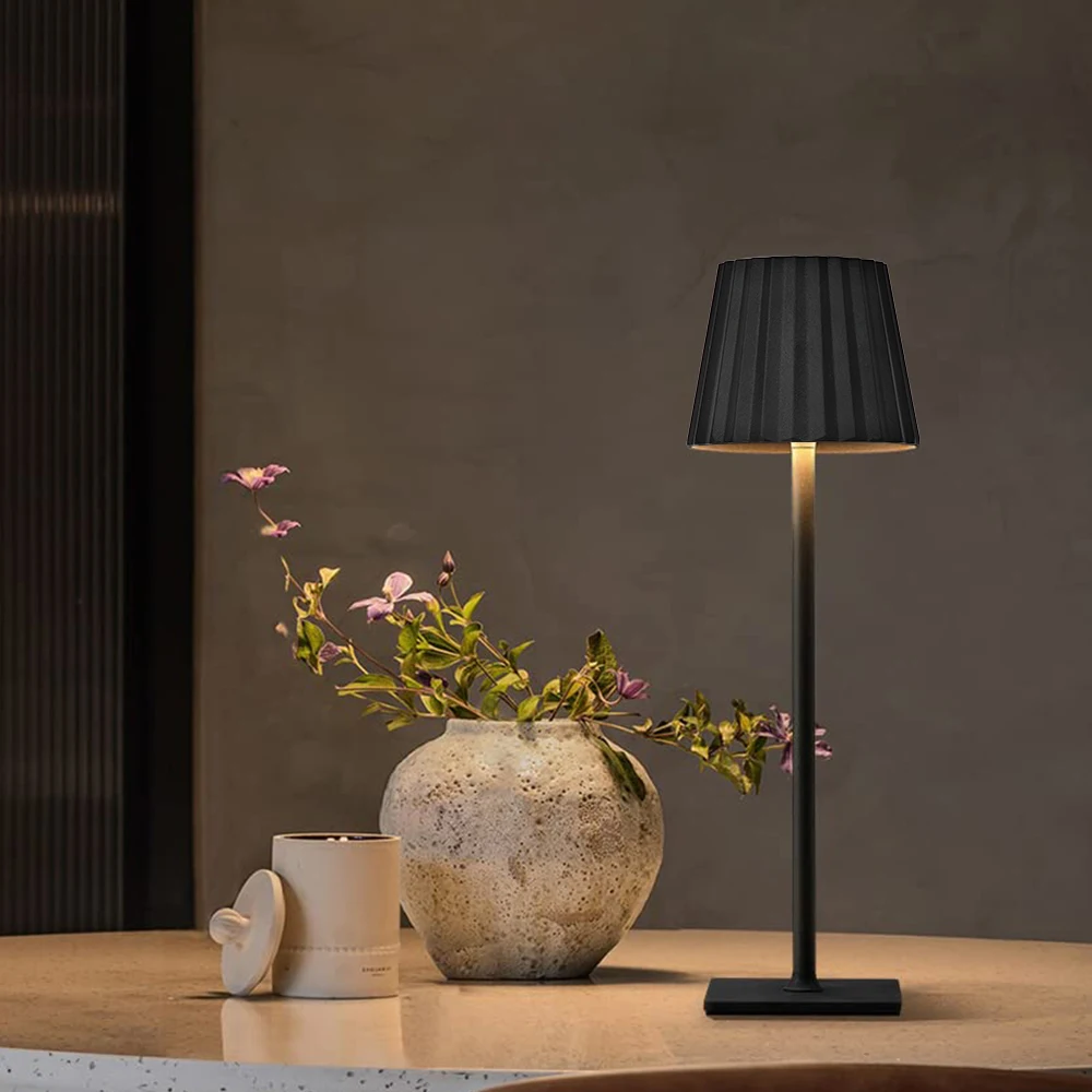 Cordless LED Touch Desk Lamp – USB Rechargeable Ambient Table Light