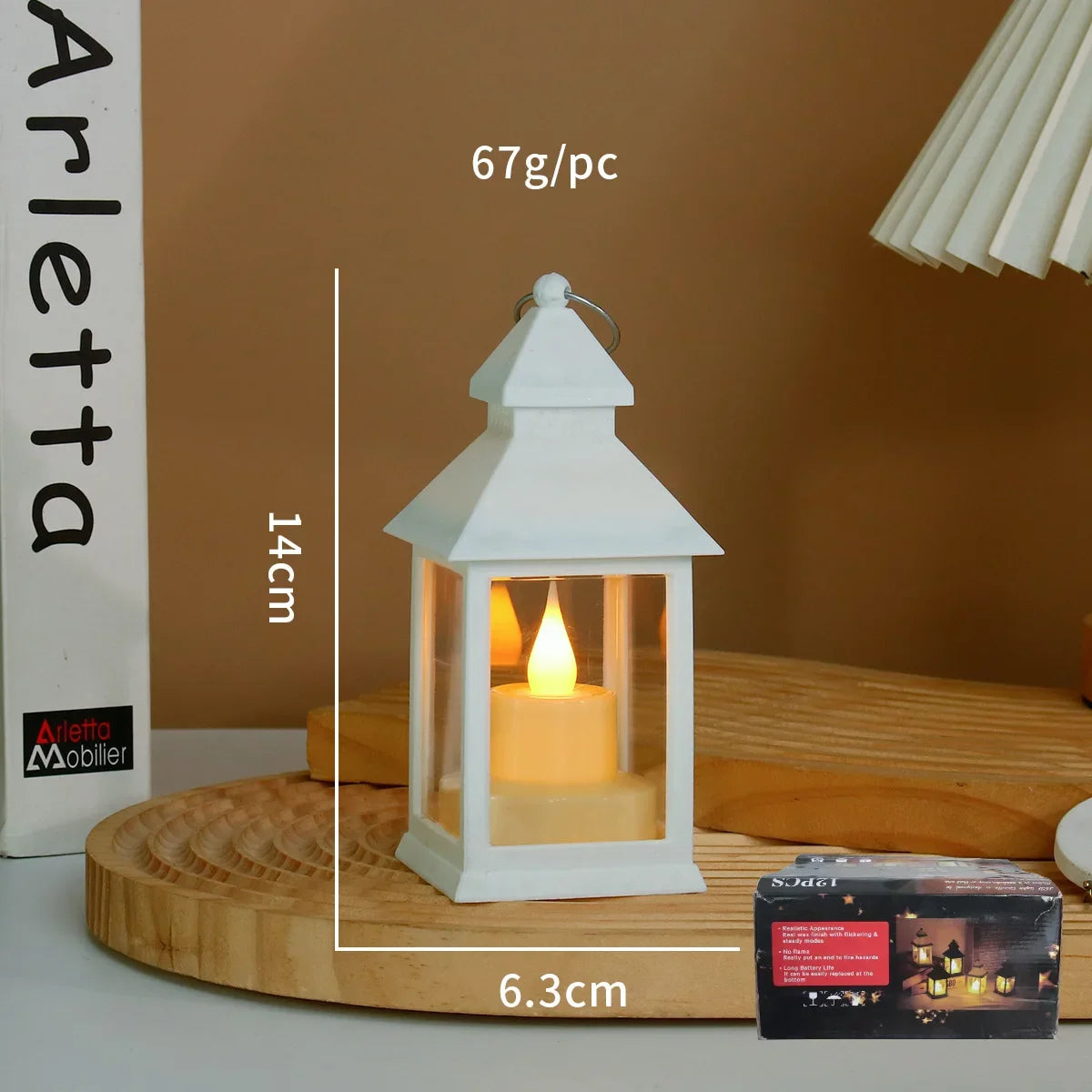 Portable LED Candle Lamps Night Camping Tent Lanterns Outdoor Garden Desk Holiday Atmosphere Retro Night Light Decorative Lamps