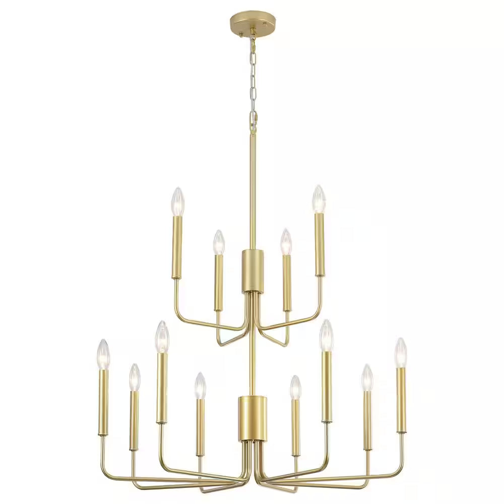 Roxsanne 6-Light Black Dimmable Classic/Traditional Chandelier Rustic Linear Candle-Style Kitchen Island Light Fixture