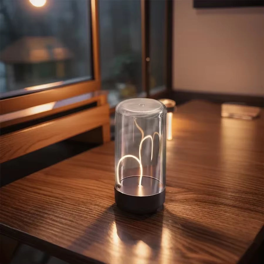 1 Novel and Interesting USB Charging Magnet Design, Portable and Environmentally Friendly Outdoor LED Night Light，Chrismas Gift
