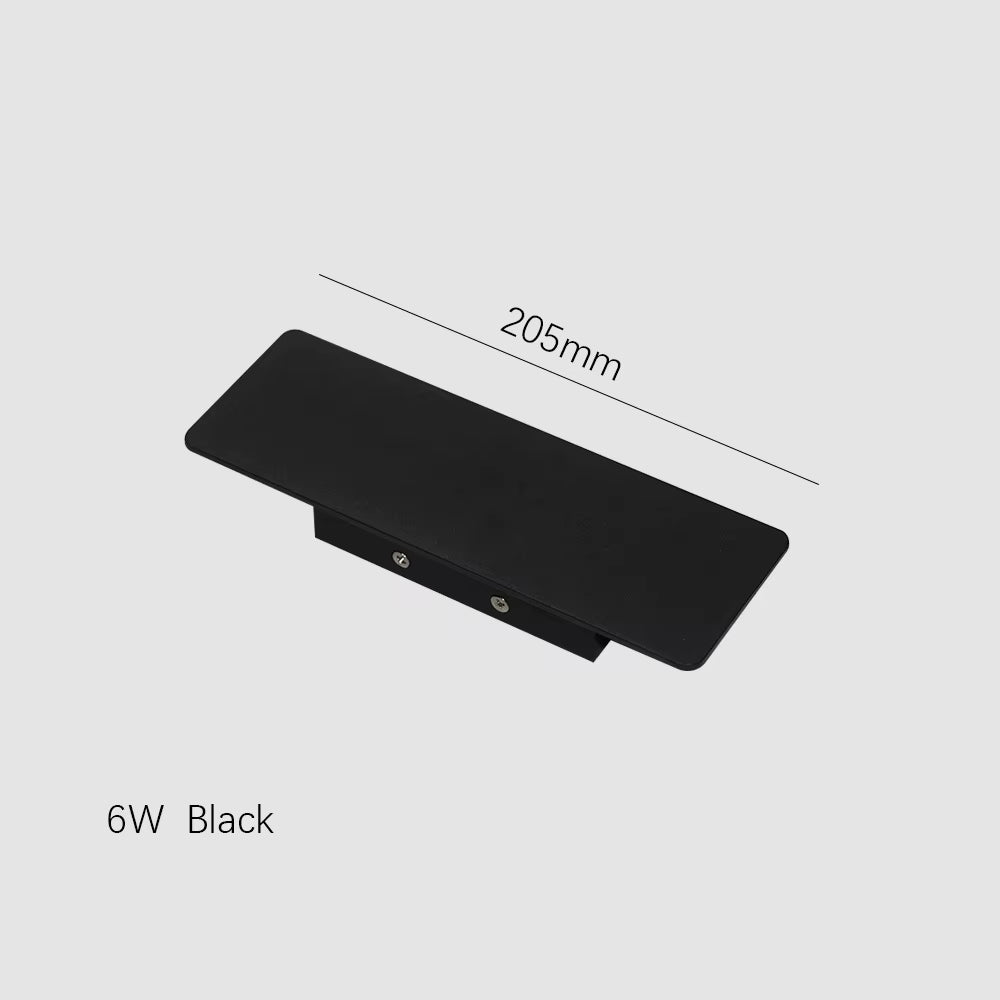Modern Simple 6W LED Indoor Wall Lamp Bedroom Living Room Home Lighting Aisle Corridor Decoration Aluminum Wall Light AC85-265V